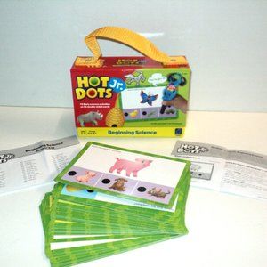 Hot Dots Jr. 72 Beginning Science Activities on 36 Double-Sided Cards Ages 3-6